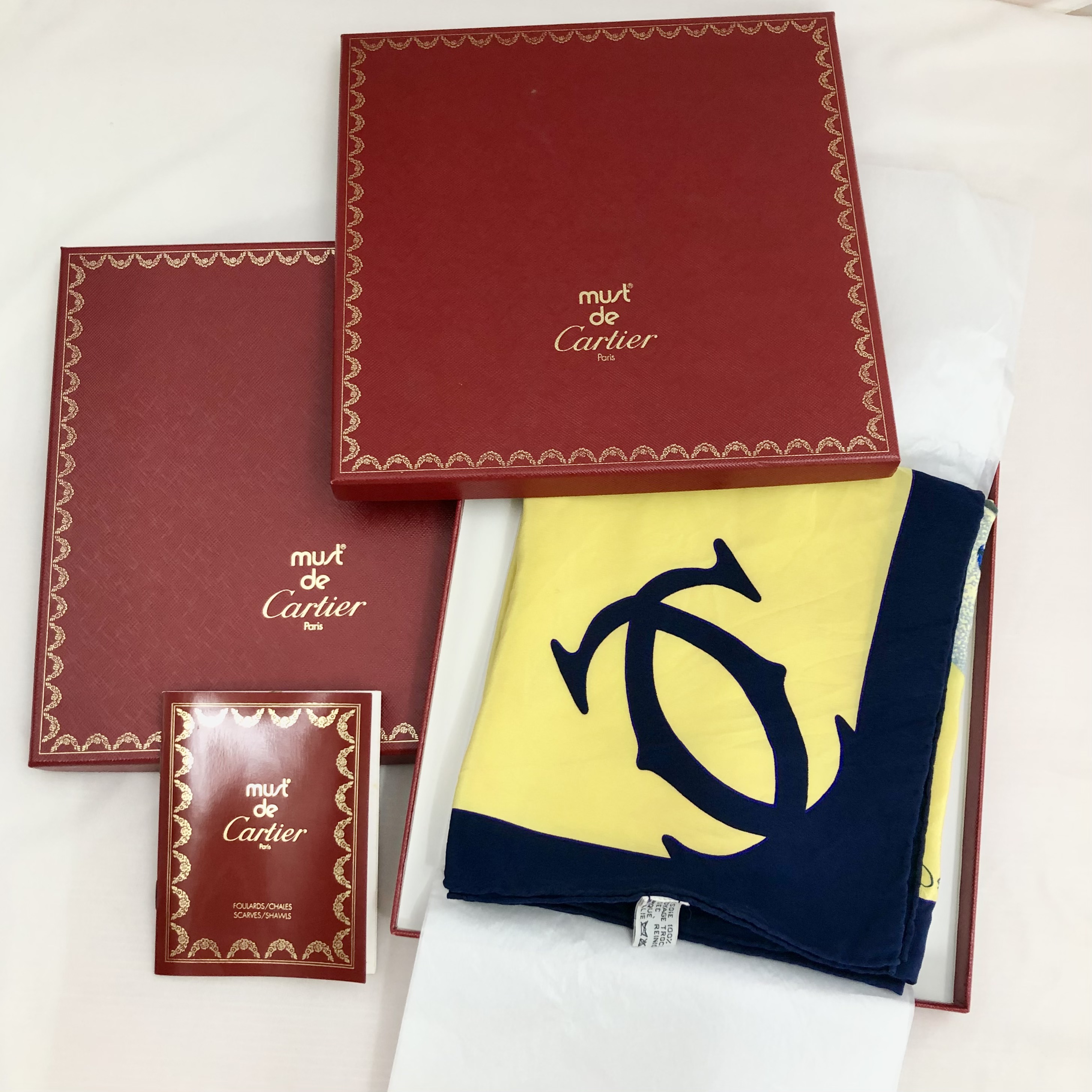 ファッショ Cartier スカーフの通販 by シバザクラ's shop｜カルティエ